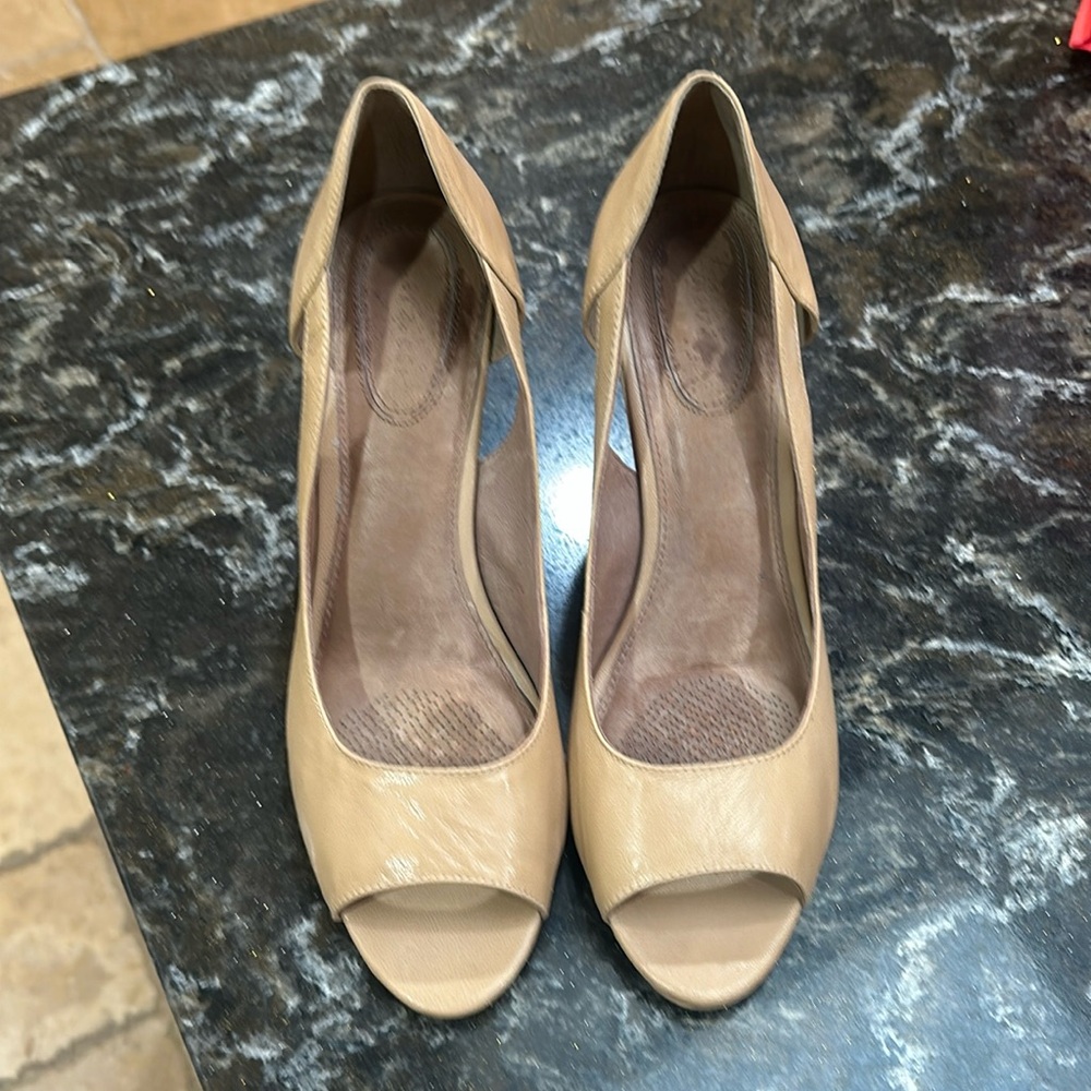 Corso Como Smith peep toe wedge heel